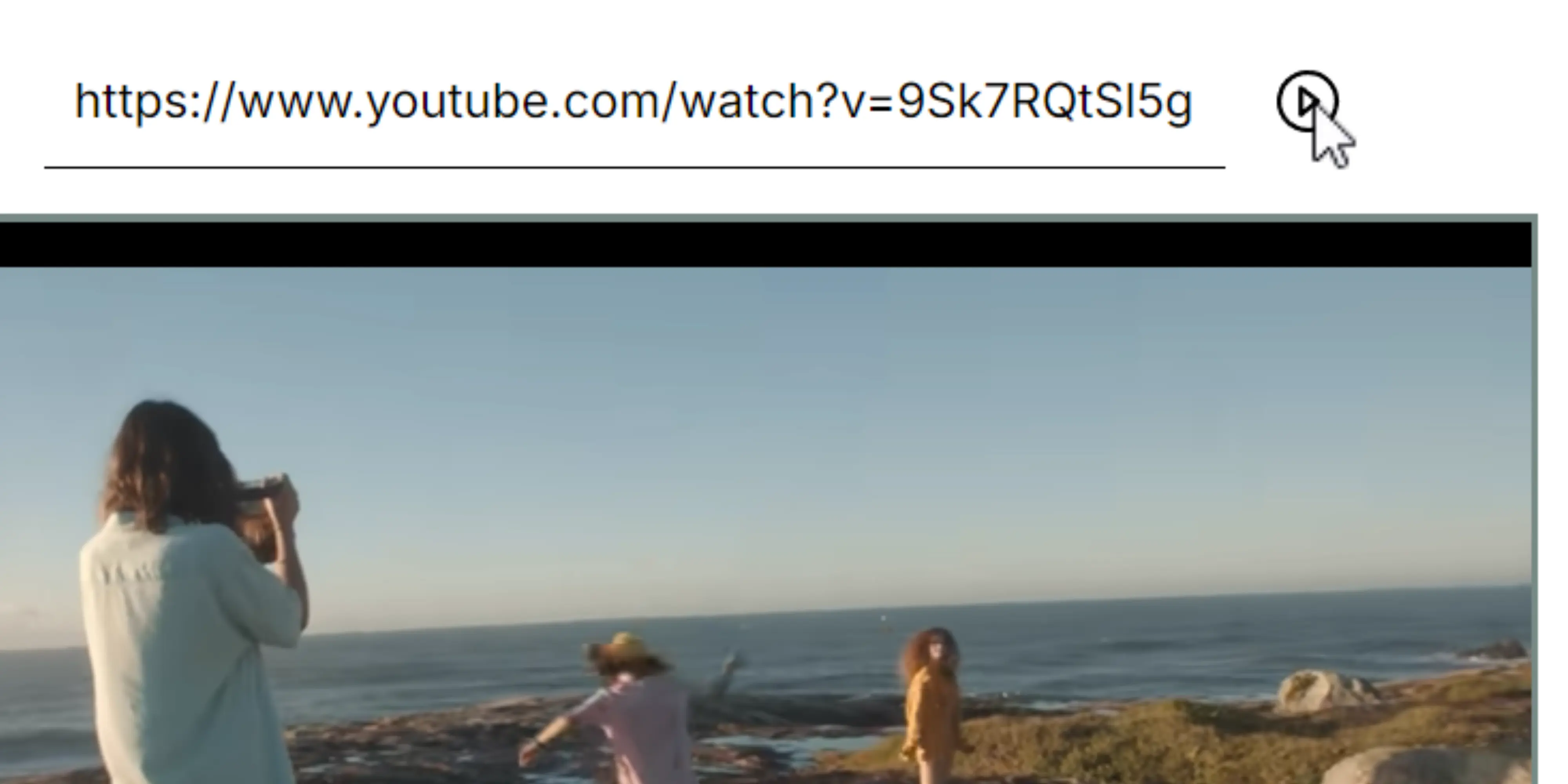Paste the URL into RepeatBeats' player